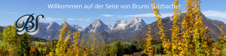 Willkommen auf der Seite von Bruno Sulzbacher